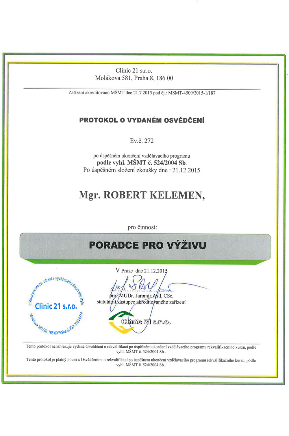certifikat