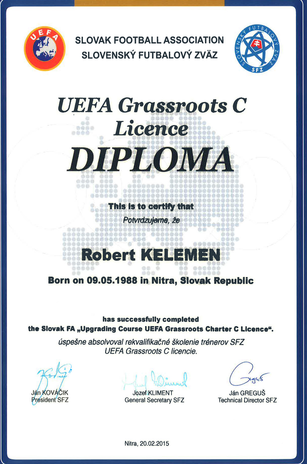 certifikat