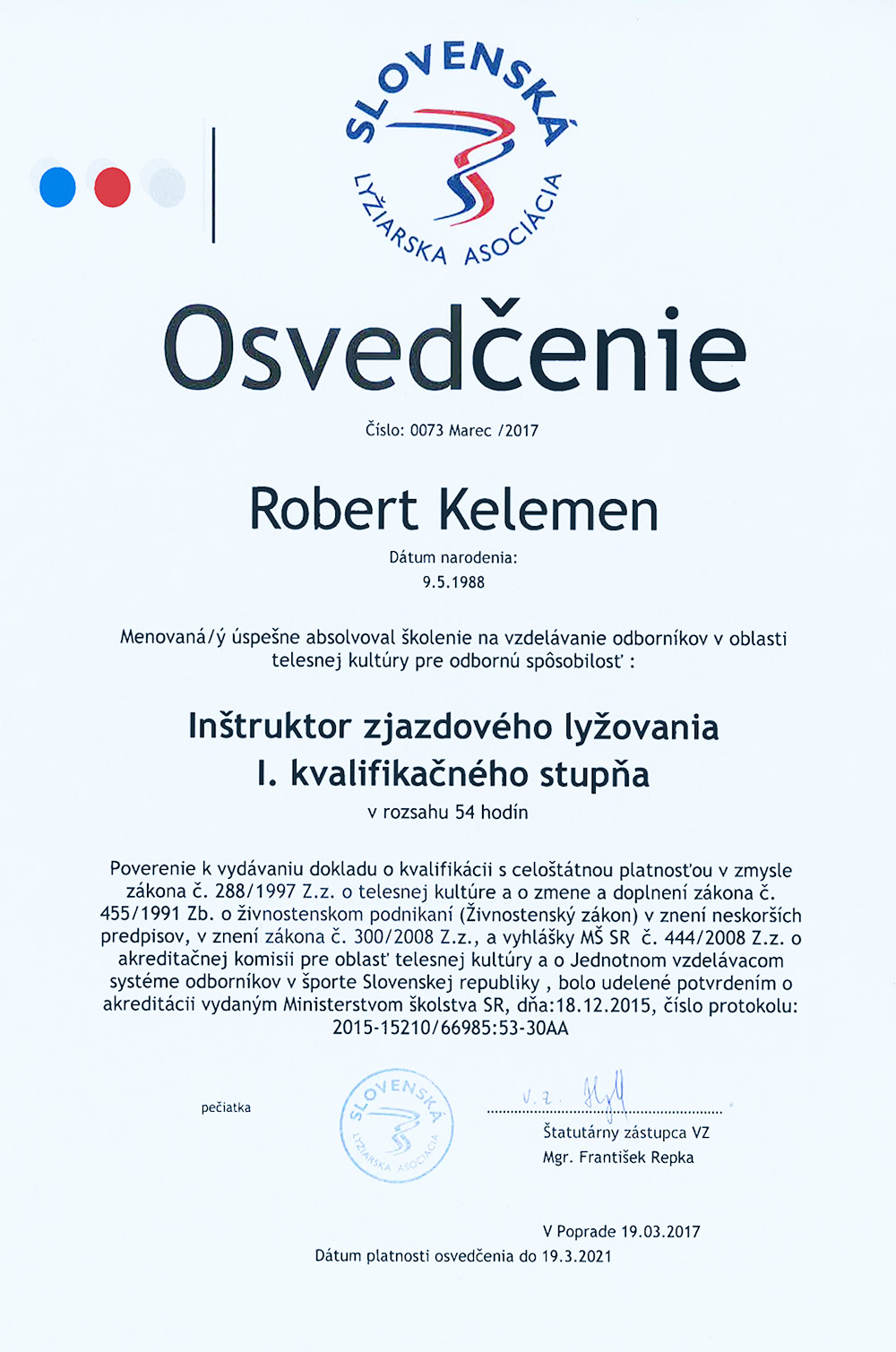 certifikat